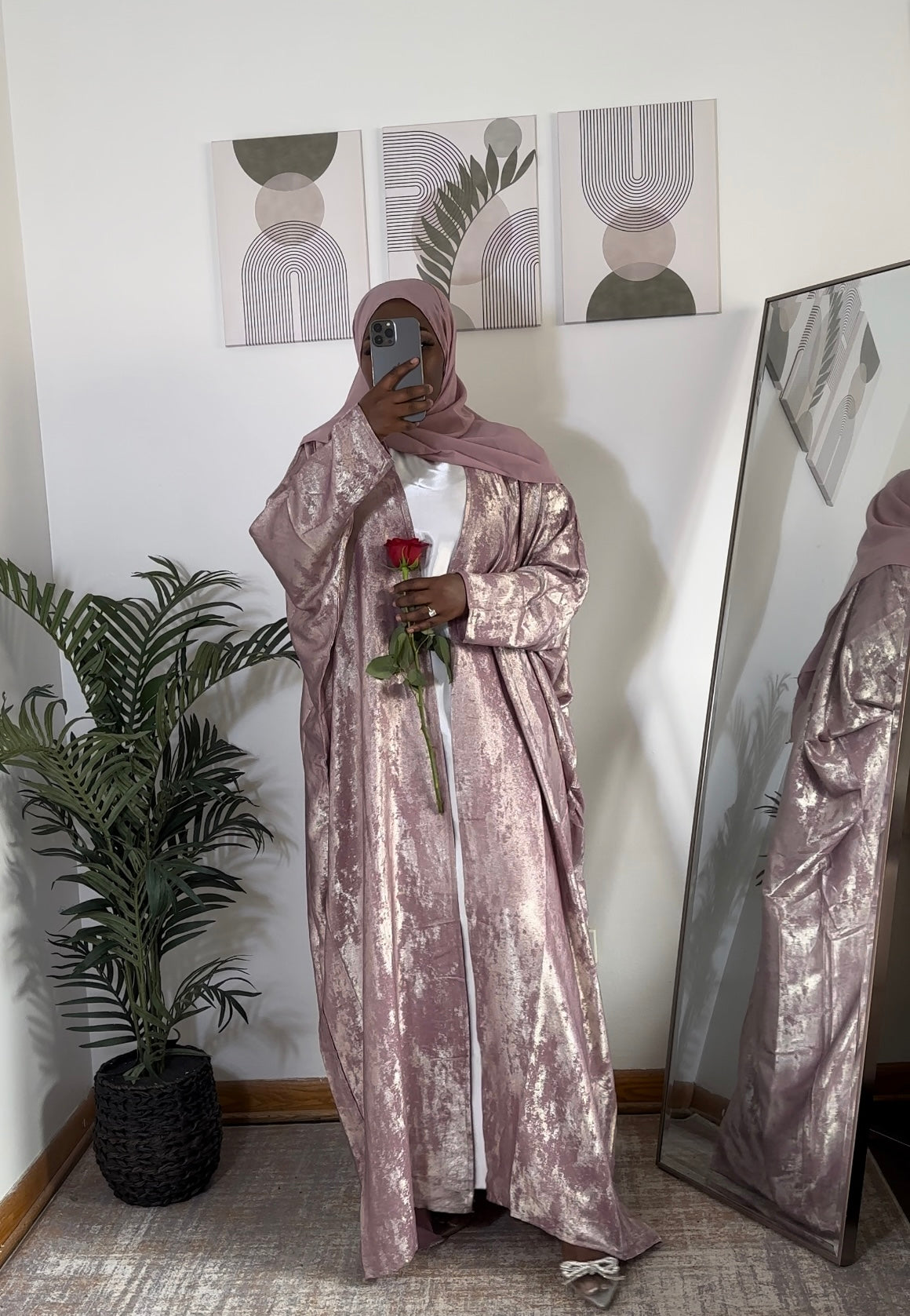 Riya Abaya - Pink