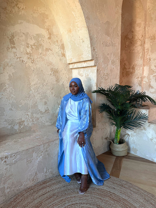 Kuwthar Abaya - Blue