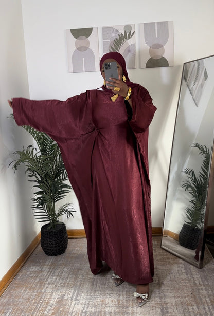 Hawa Abaya - Maroon