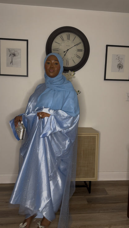 Tasneem Abaya (Closed) - Blue (Pre-order)
