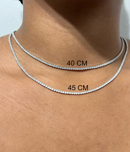 2MM Tennis Necklace